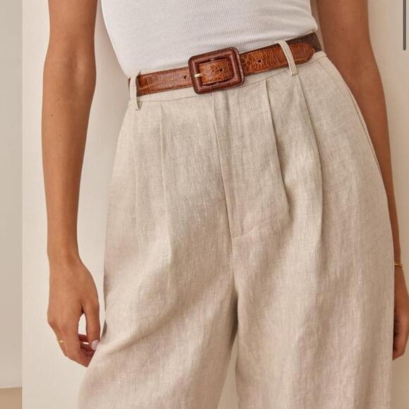 Reformation Petites Vesta Pant Oatmeal - 4P - Picture 3 of 4